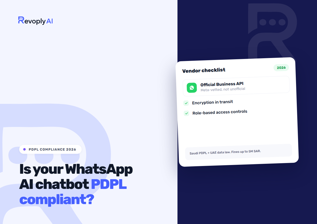 Is Your WhatsApp Chatbot PDPL Compliant in 2026?