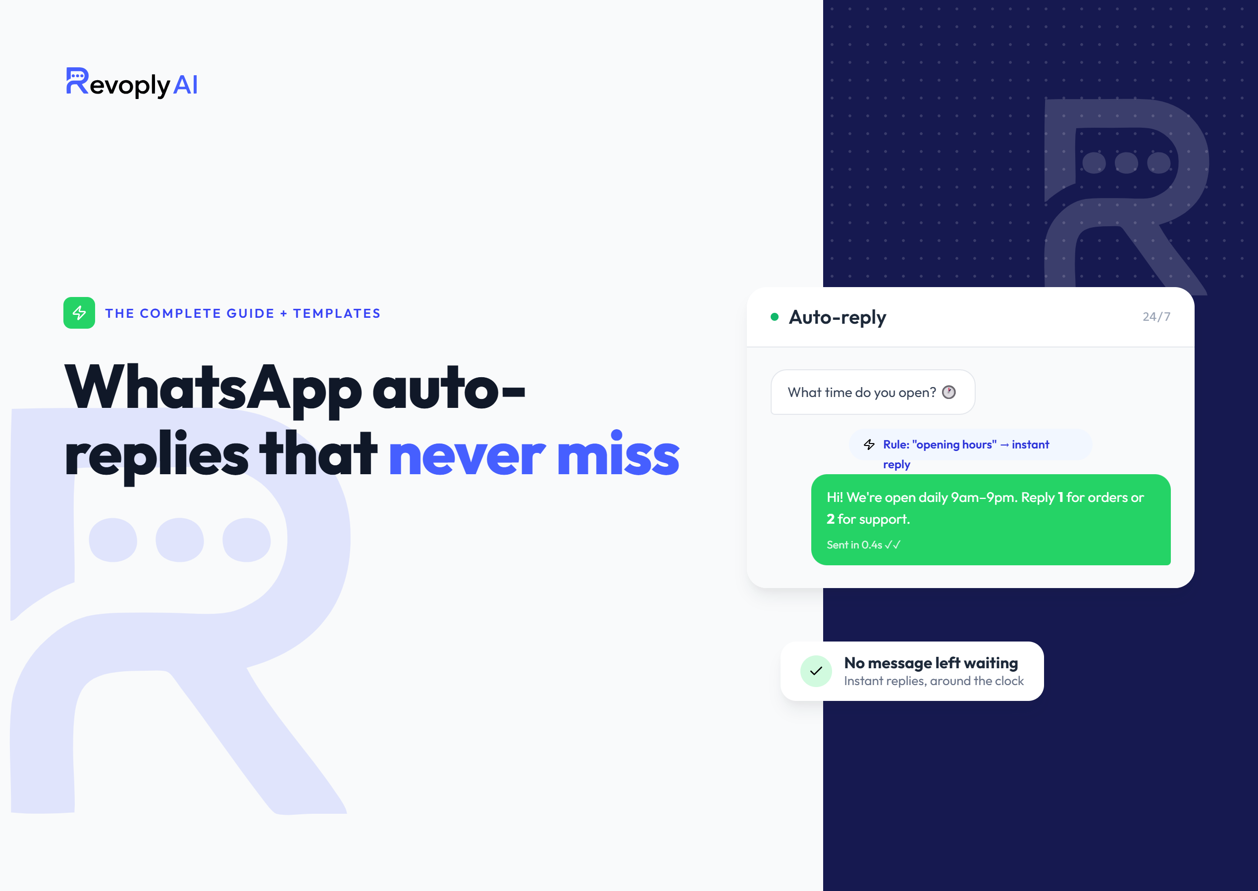 WhatsApp auto-reply complete guide